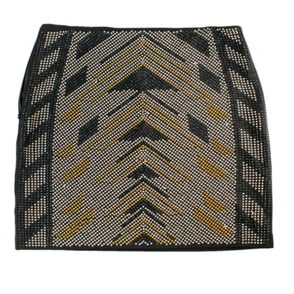 NWT Romeo & Juliet Metallic Studded Mini Skirt
